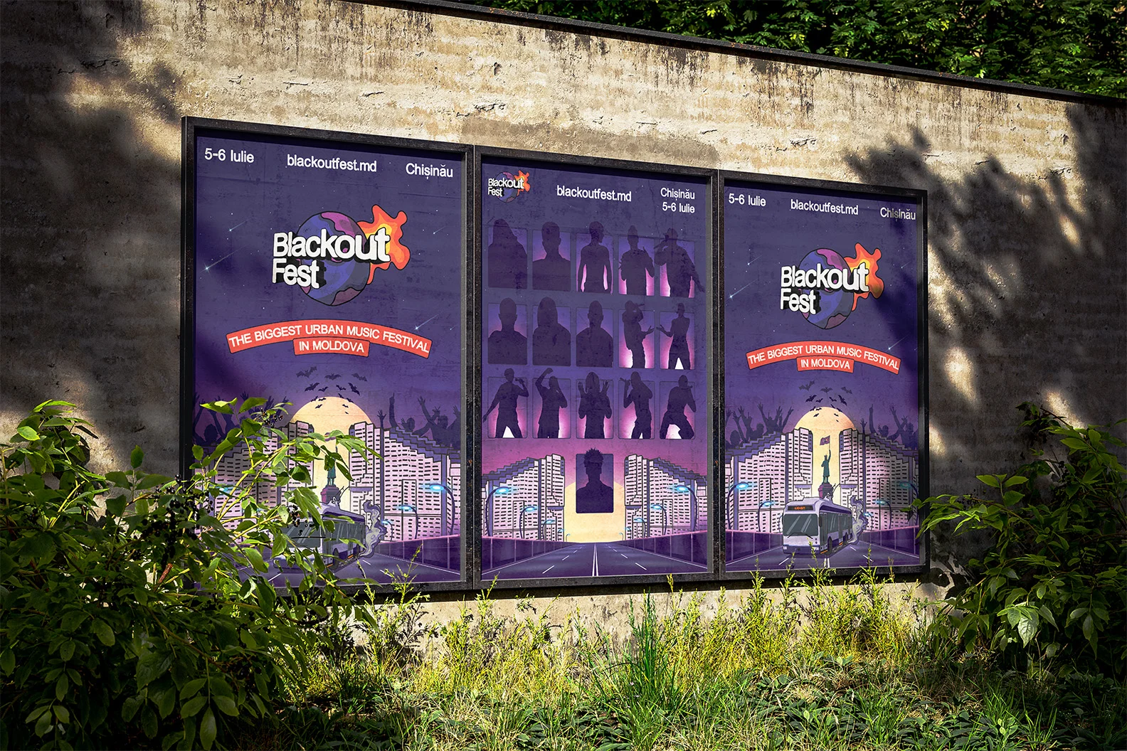 Blackout fest branding